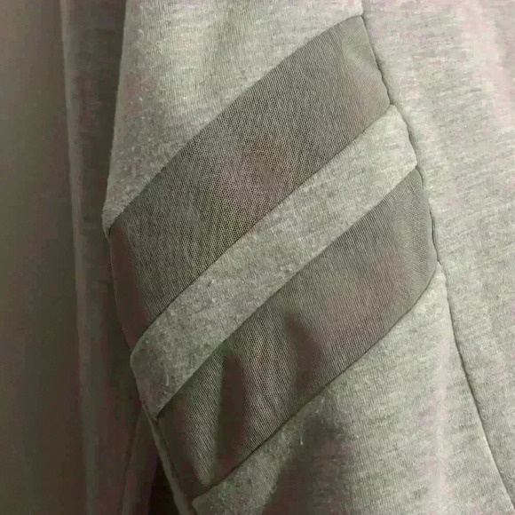 Danskin Athleisure Grey Hoodie with Mesh see through, size M - Picture 3 of 6